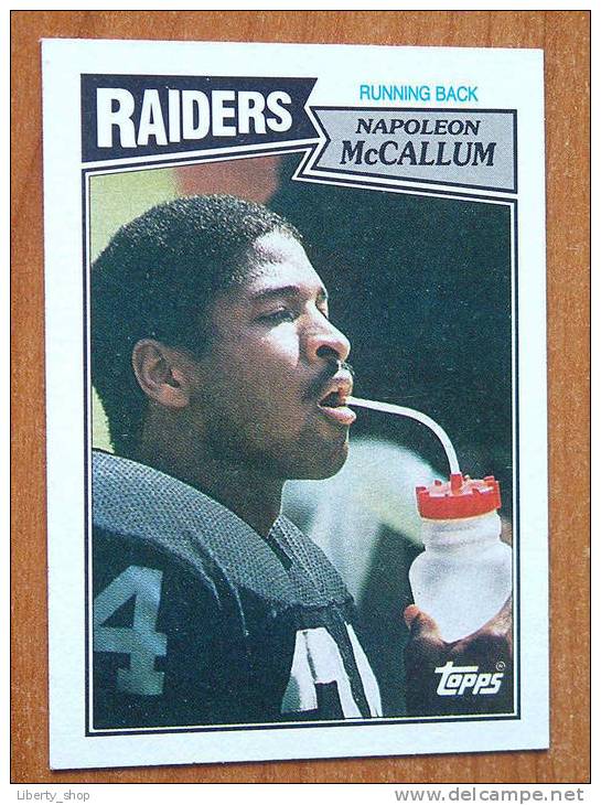 NAPOLEON Mc CALLUM / RAIDERS ( 216 ) ! - 1980-1989