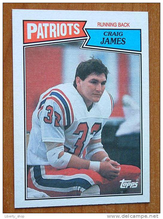 CRAIG JAMES / PATRIOTS ( 98 ) ! - 1980-1989