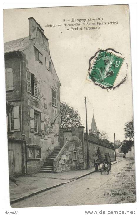 ERAGNY   Maison Ou Bernardin De Saint Pierre écrivit Paul Et Virginie - Eragny