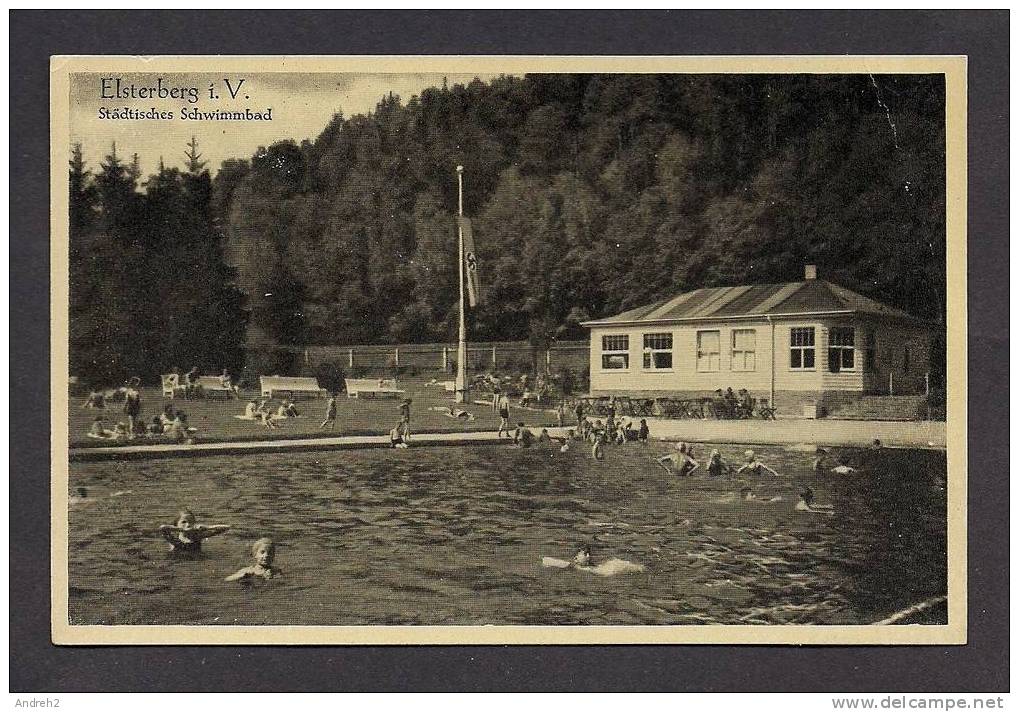 ELSTERBERG - STADTISSCHES SCHWIMMBAD  - CARTE ANIMÉE - Vogtland