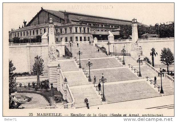 13 / Marseille. Escalier De La Gare - Quartier De La Gare, Belle De Mai, Plombières