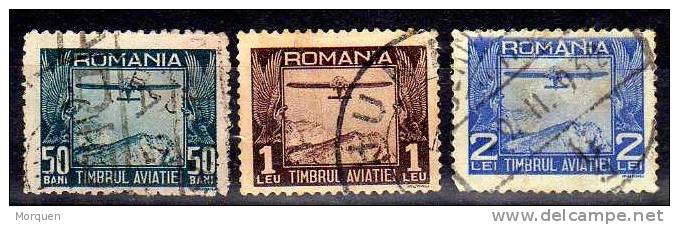 Lote 10 Sellos RUMANIA Aereo Num 11, 12, 13, 19, 20, 21, 25, 27, 53, 209 º - Used Stamps