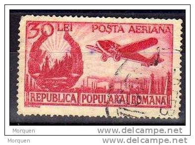 Lote 10 Sellos RUMANIA Aereo Num 11, 12, 13, 19, 20, 21, 25, 27, 53, 209 º - Oblitérés