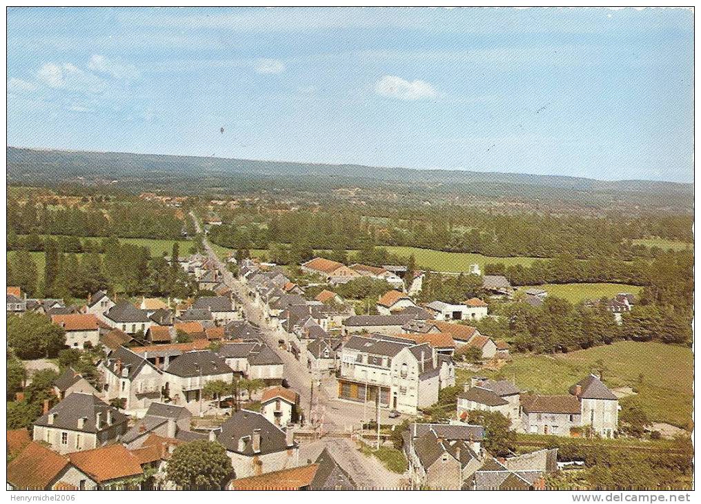 Cpsm Vue Aérienne Les Quatre Routes , Ed Soffer Vers Figeac  Motcuq Padirac Souillac Gourdon - Andere & Zonder Classificatie