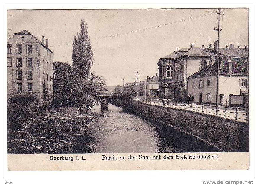 SARREBOURG - La Sarre Et L'usine éléctrique - Sarrebourg