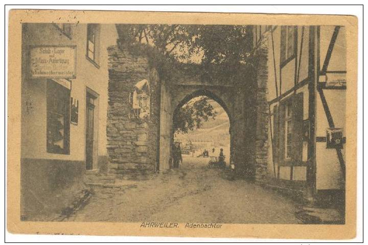 Adenbachtor, Ahrweiler, Rhineland-Palatinate, Germany, 1900-1910s - Bad Neuenahr-Ahrweiler