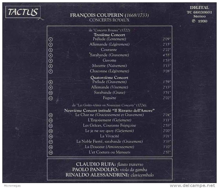 Couperin : Concerts Royaux, Alessandrini - Classique