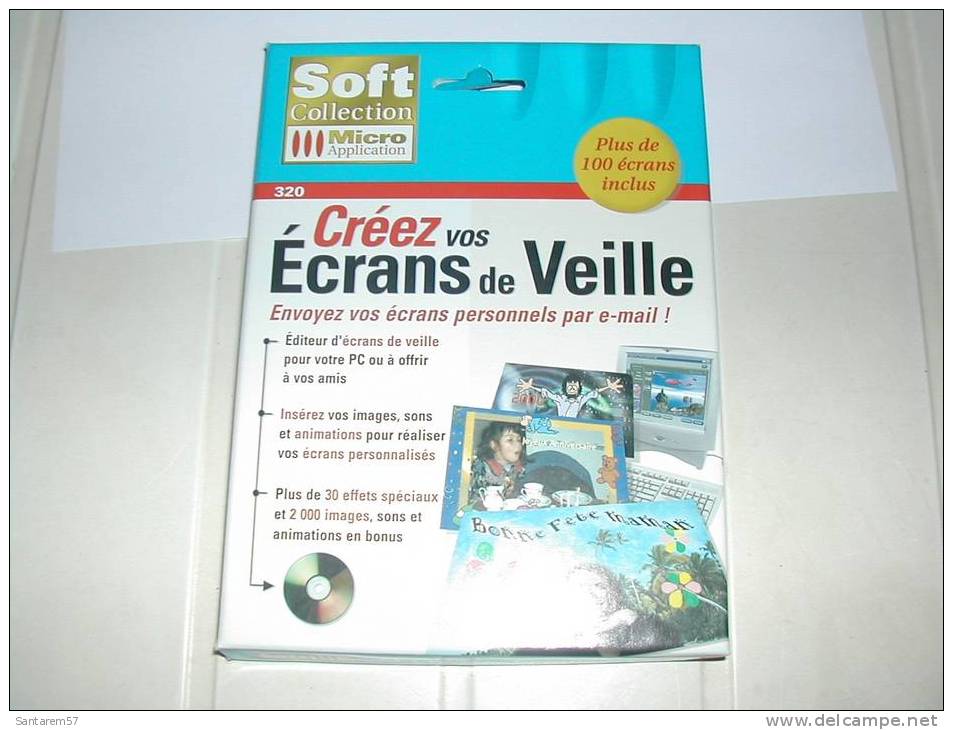 Logiciel CD Créez Vos Ecrans De Veille - CD