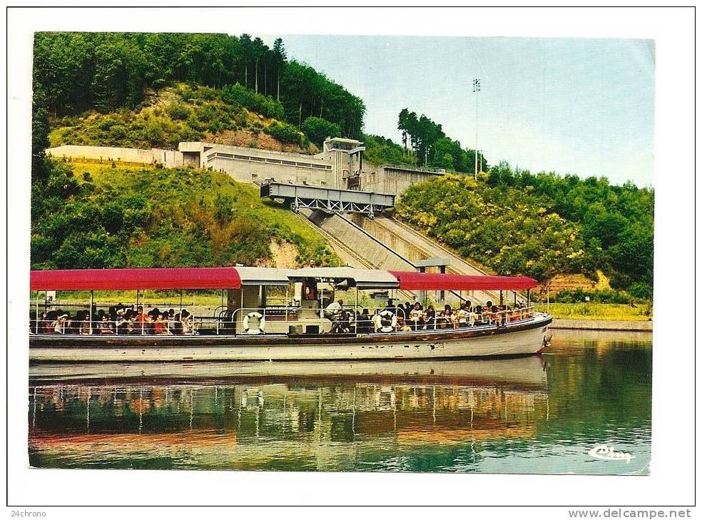 Plan Incline Transversal De Saint Louis Arzviller, Bateau, Peniche (09-1114) - Arzviller