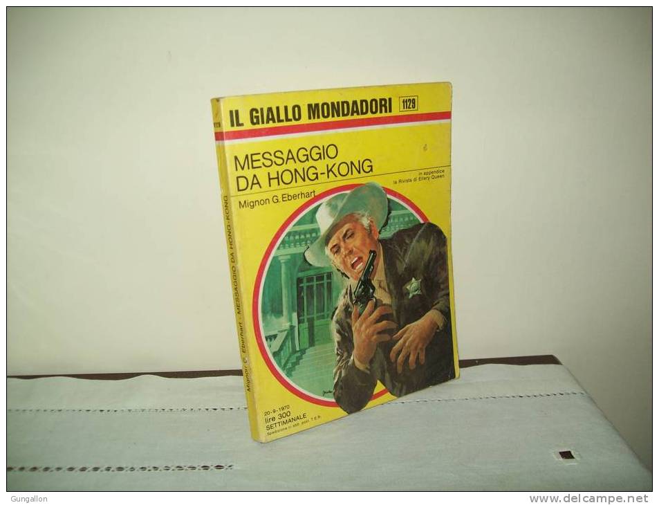 Il Giallo Mondadori (Mondadori) N. 1129  "Messaggio Da Hong Kong" - Thrillers