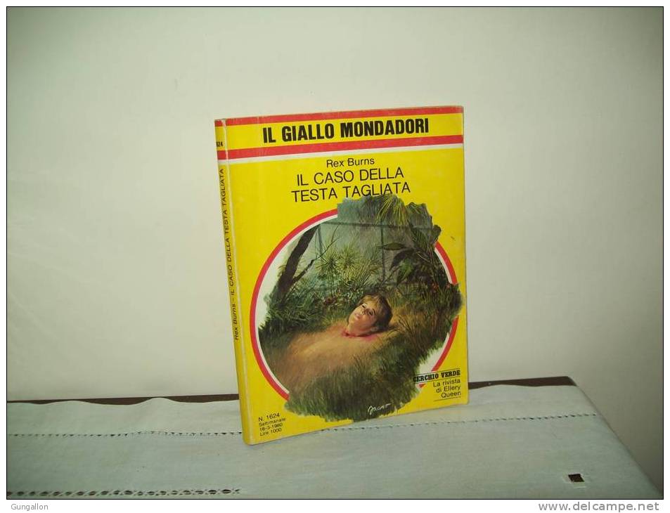 Il Giallo Mondadori (Mondadori) N. 1624  "Il Caso Della Testa Tagliata" - Policiers Et Thrillers