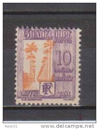 Guadeloupe Taxe 28 * : Allée Dumanoir , à Capesterre - Timbres-taxe