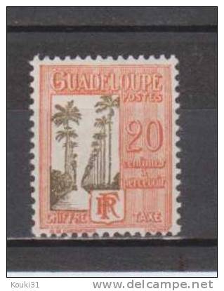 Guadeloupe Taxe 30 * : Allée Dumanoir , à Capesterre - Ongebruikt