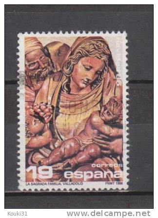 Espagne YT 2485 Obl : Noël , La Sainte Famille - Madonna