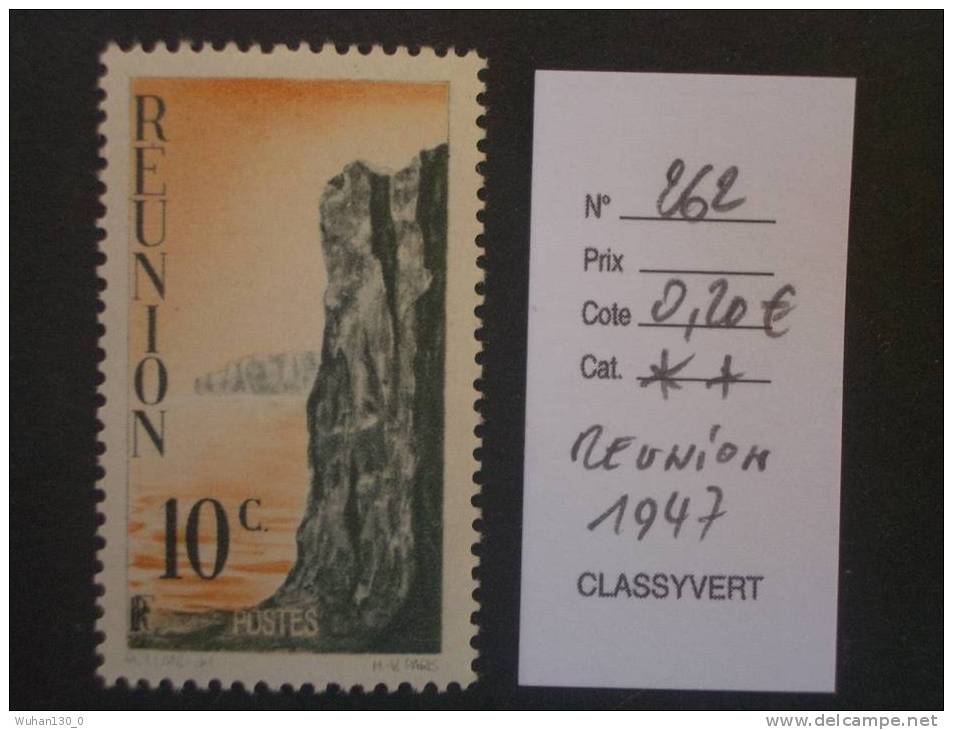 REUNION  * * De  1947   "   Série Courante   "             1  Val - Unused Stamps