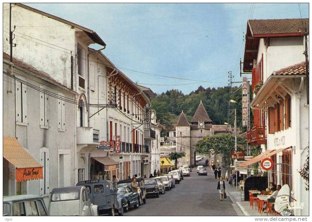 CPSM-32-GERS- BARBOTAN-LES-THERMES-14- La Grande Rue..   116/2 - Barbotan