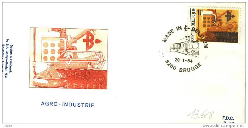 13/618  FDC  BELGE - Bières