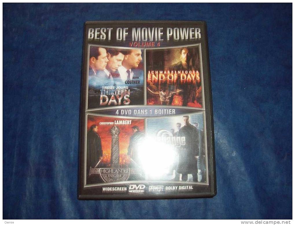BEST  OF MOVIE  POWER  VOLUME  4    4 DVD   4 FILMS - Sci-Fi, Fantasy