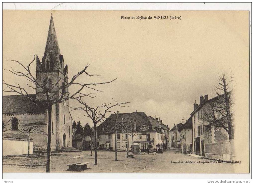 VIRIEU     -     Place De L'Eglise. - Virieu