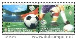 2006 BOSNIA Football Germany 2006. Pair Of 2v - 2006 – Allemagne