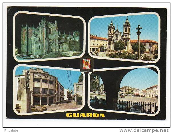 GUARDA Sé Catedral, Vista Nocturna - Igreja De Misericordia Estatua Da Musa E Cine Teatro - Praça Luiz De Camoes - Guarda