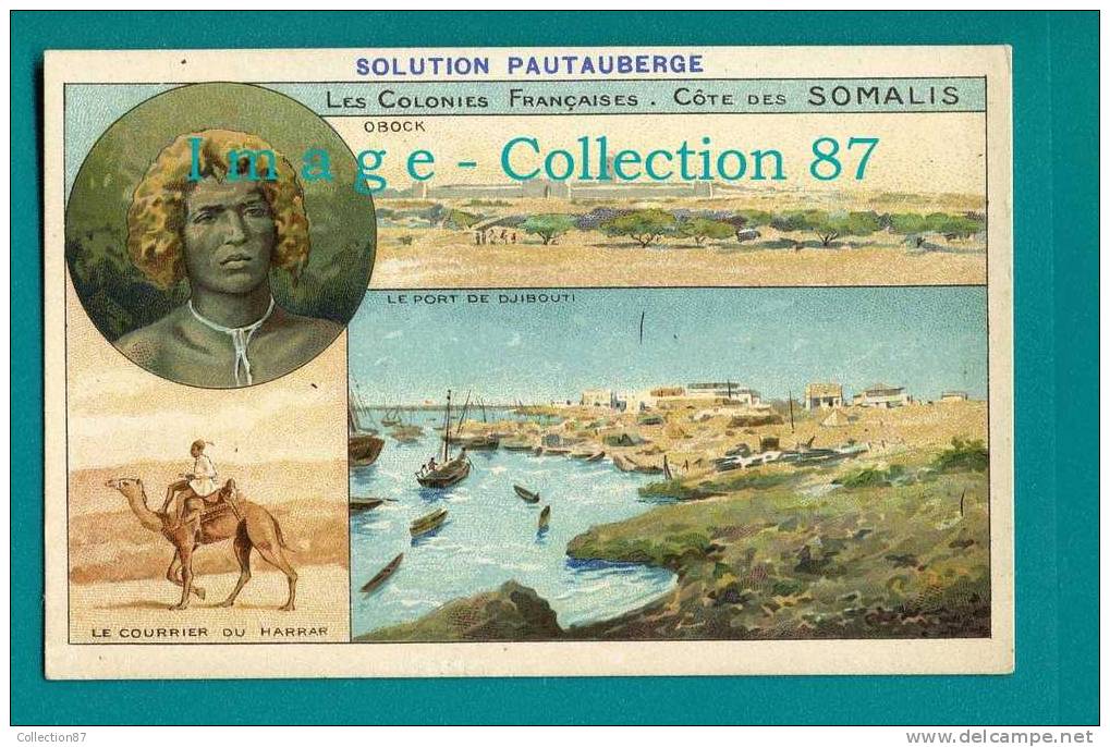 COTES Des SOMALIS - OBOCK - LE COURRIER Du HARRAR - PORT De DJIBOUTI - PUBLICITE PHARMACIE PAUTAUBERGE - Somalia