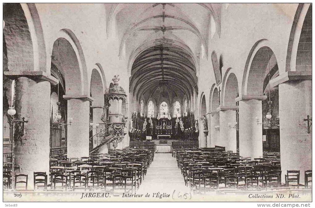 JARGEAU INTERIEUR DE L'EGLISE - Jargeau