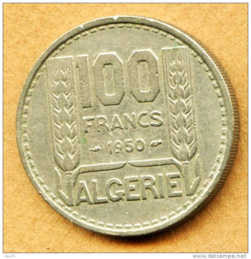 100 Francs 1950 "Algérie"   TTB - Otros & Sin Clasificación