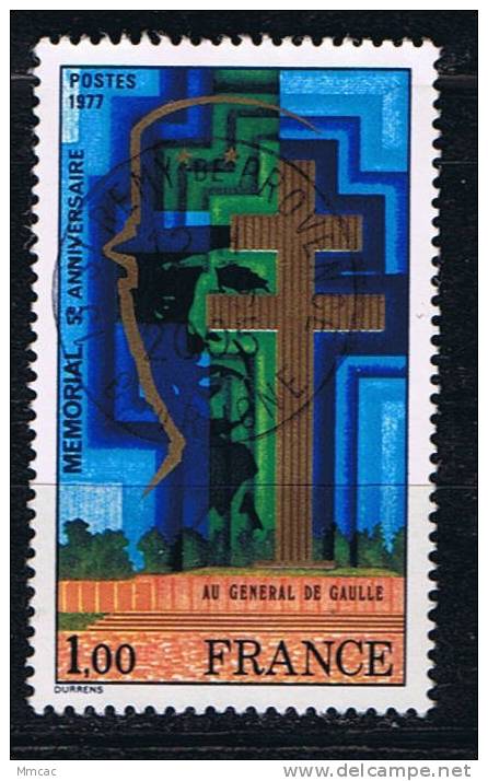 #3505 - France/Mémorial Général De Gaulle Yvert 1941 Obl - De Gaulle (Generaal)