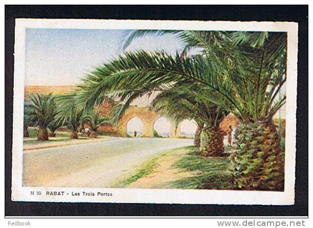 Early Postcard Rabat Morocco - Les Trois Portes - France & Spain Interest - Ref 367 - Rabat