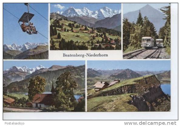 (CH157) BEATENBERG . NIEDERHORN . TRAIN CREMALLERA - Beatenberg