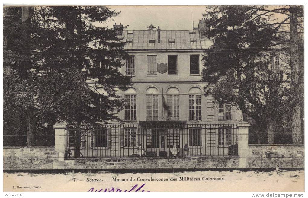 Sèvres Maison De Convalescence Des Militaires Coloniaux - Sevres