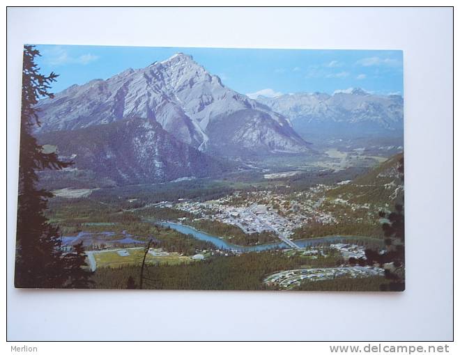 Canada -Alberta -Banff And Cascade Mountain    -VF  D51113 - Banff