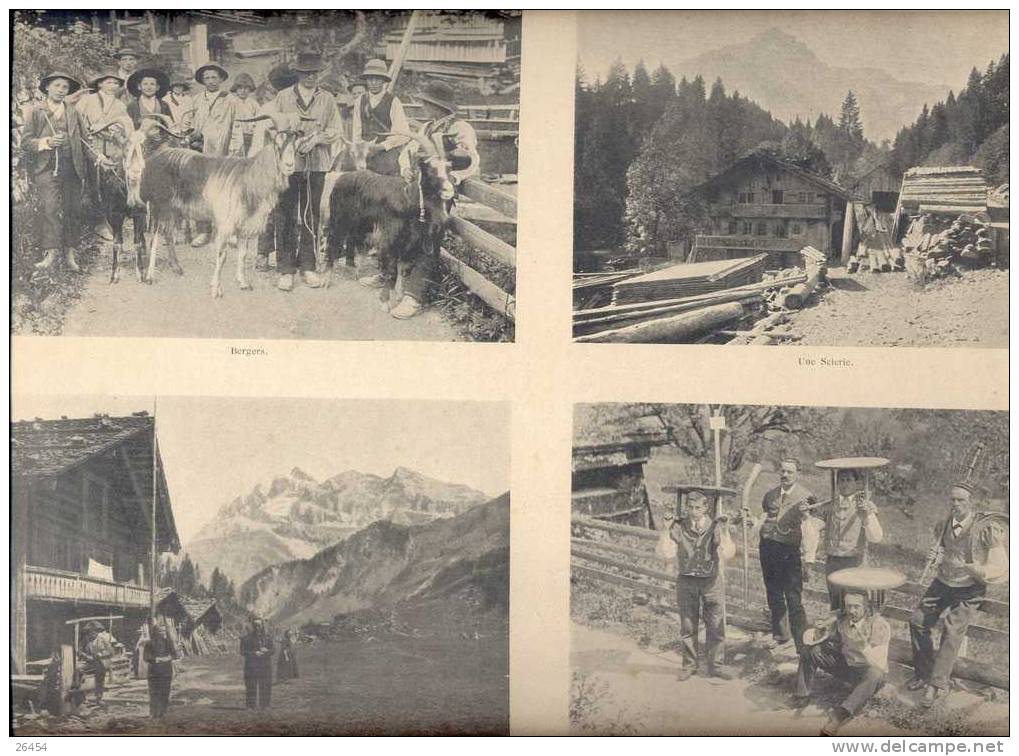 LA SUISSE Et L'ITALIE  EN IMAGES  Album Orné De 152 Reproductions En SIMILIGRAVURE  Et Précédé D'une Notice - Non Classés