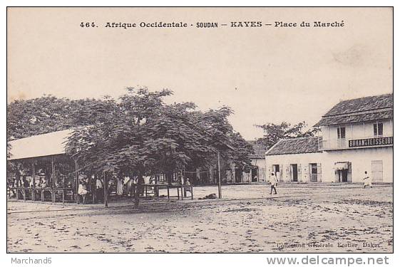 SOUDAN.KAYES.PLACE DU MARCHE - Sudan