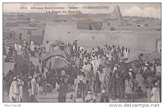 SOUDAN.TOMBOUCTOU LA PLACE DU MARCHE - Sudan