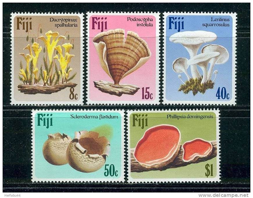 Fiji             Fungi         Set    SC# 500-04 MNH** - Fiji (1970-...)