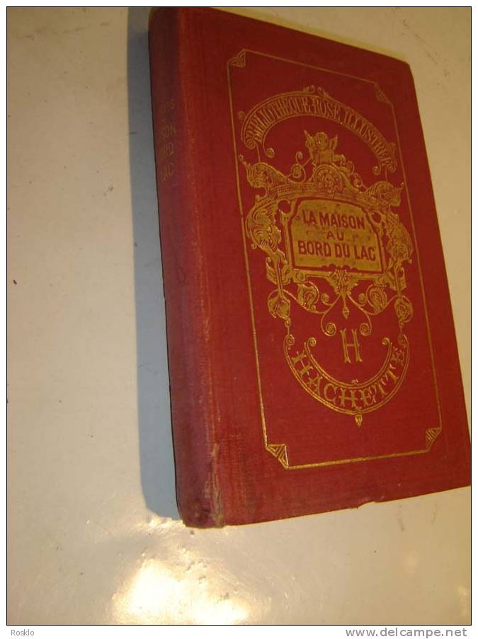 LIVRE BIBLIOTHEQUE ROSE / 1954 / LA MAISON AU BORD DU LAC DE M . A  DE MOILLES  / TRES BEL ETAT - Bibliotheque Rose