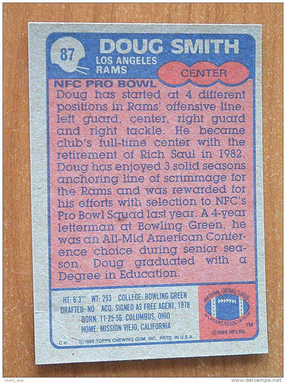 DOUG SMITH / RAMS ( 87 ) ! - 1980-1989