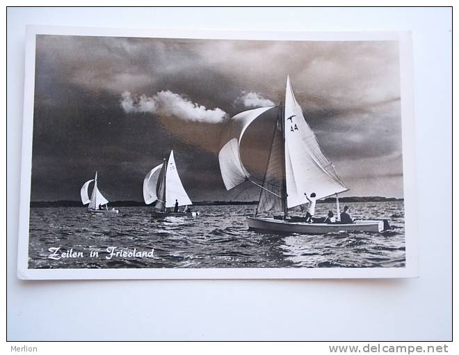 Zeilen In Friesland  -sailing   Cca 1960's -VF    D51191 - Andere & Zonder Classificatie