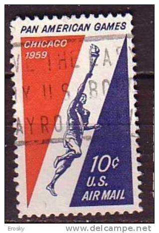 J0393 - ETATS UNIS USA AERIENNE Yv N°54 - 2a. 1941-1960 Usati