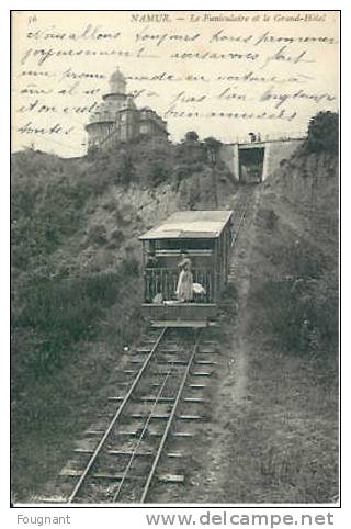 Belgique:NAMUR: Le Funiculaire Et Le Grand-Hôtel.1902. - Seilbahnen