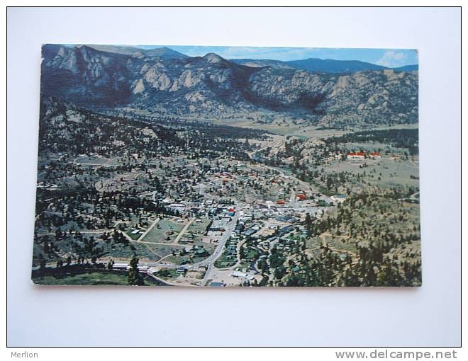 US Colorado - Estes Park Village From Aerial Tramway Rocky Mountains  N.P. -    Cca 1960's   VF    D51253 - Rocky Mountains