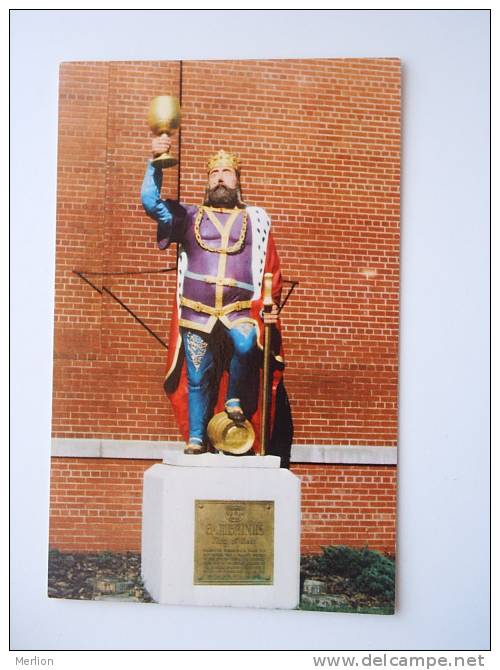 US -Wisconsin -La Crosse - Statue Of Gambrinus - Flemish King   Cca 1960's   VF    D51255 - Autres & Non Classés