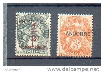 AND 69 - YT 1 Et 4 ** - Unused Stamps