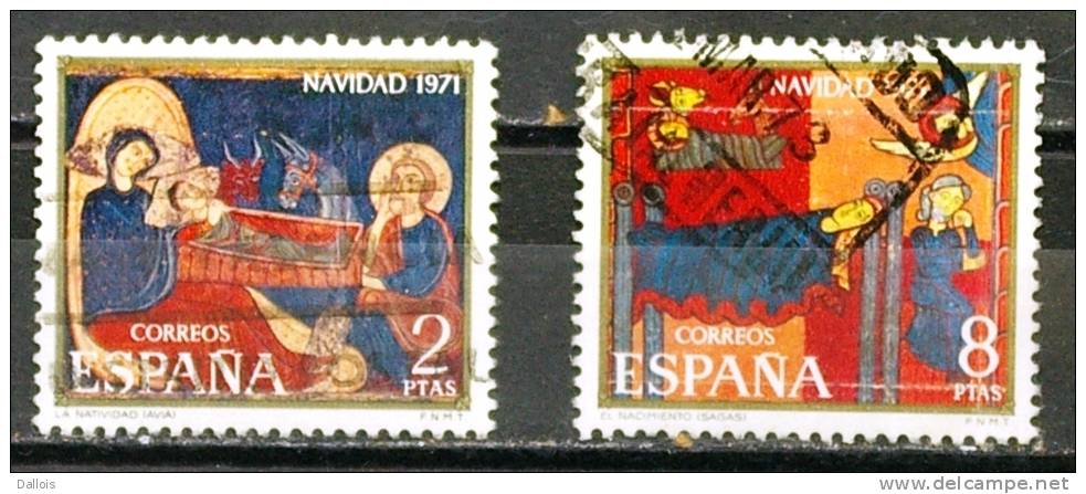 Espagne - 1971 - Retables - Altarpieces - Oblitérés - Religion