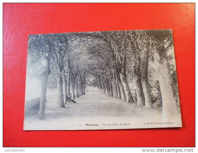 CPA -(53-MAYENNE)-MAYENNE-UNE DES ALLEE DU JARDIN - Mayenne