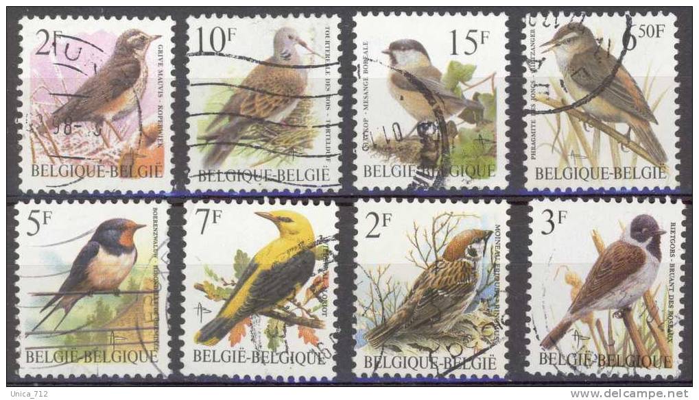 Oiseaux De Buzin   Belgique 1992-96 - Collections, Lots & Séries