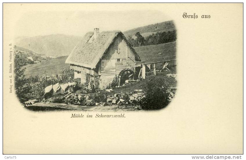 Moulin à Eau - Mühle Im Schwarzwald - Gruss - Molinos De Agua