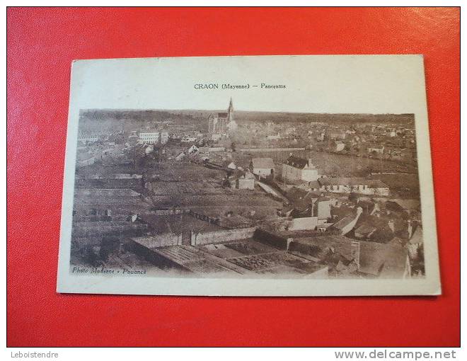 CPA  OU CPSM -(53-MAYENNE)- CRAON-PANORAMA- - Craon